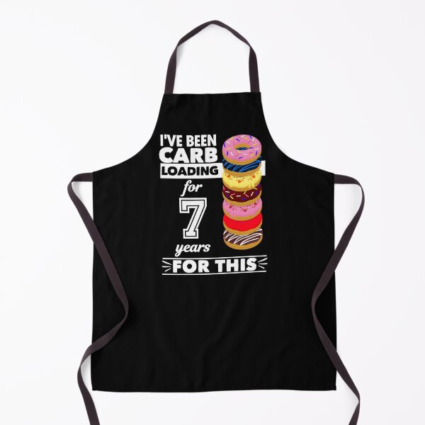 Item preview, I've Been Carb Loading for 7 Years Donuts White Text designed and sold by iheartsport.