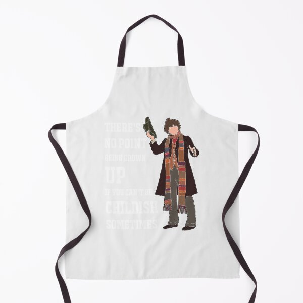 Item preview, The 4th Doctor: "There’s no point being grown-up if you can’t be childish sometimes." (White| Perfect Gift designed and sold by kekelala.