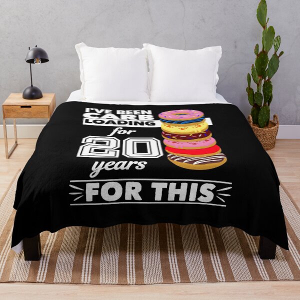 Item preview, I've Been Carb Loading for 20 Years Donuts White Text designed and sold by iheartsport.