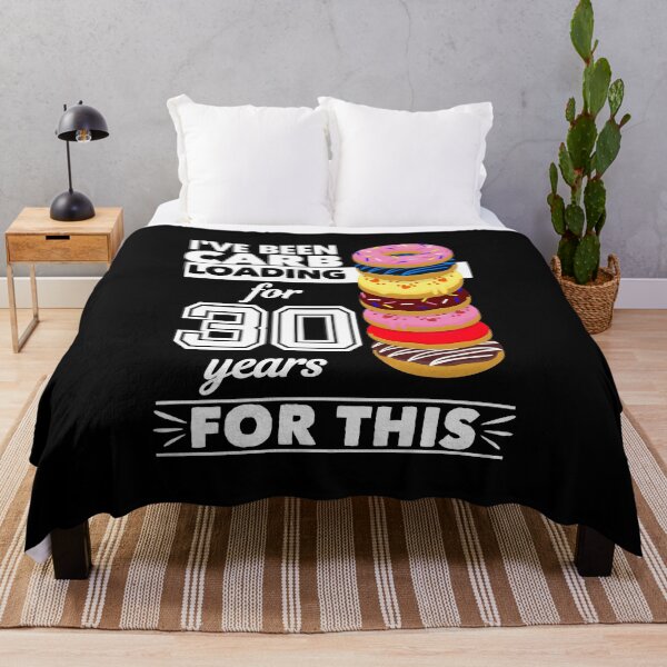 Item preview, I've Been Carb Loading for 30 Years Donuts White Text designed and sold by iheartsport.