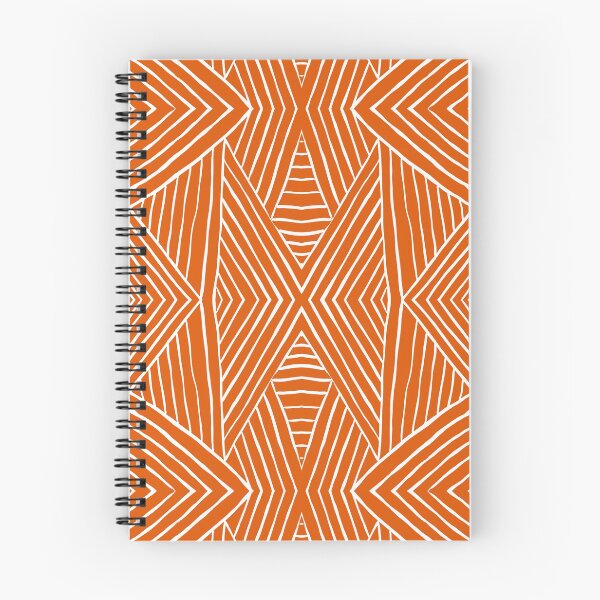 Item preview, Orange Tribal Triangle Skin Pattern designed and sold by bubblyshades.