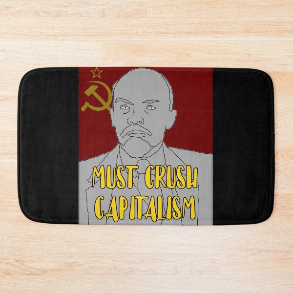 Item preview, Must Crush Capitalism Lenin Print designed and sold by RevolutionInPaint.
