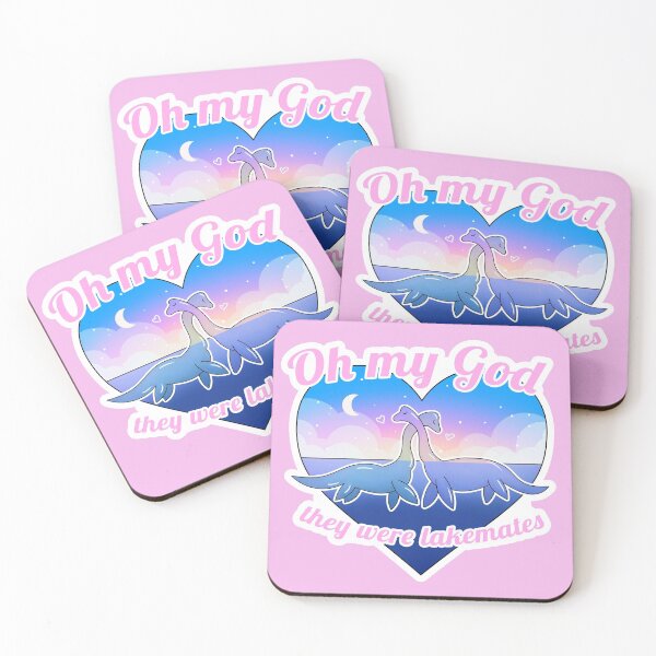 Item preview, Gay Cryptid - Lesbian Loch Ness Monster Nessie Pastel Queer Cryptozoology They Were Roommates designed and sold by BoyPilot Goods.