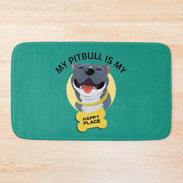 Item preview, my pitbull is my happy place for pibull lovers  designed and sold by helkav.