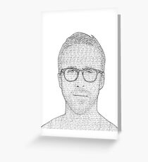 Hey Girl - Black and White Greeting Card