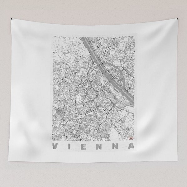 Item preview, Vienna Map Line designed and sold by HubertRoguski.