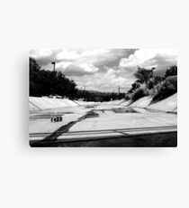 ditches in Abq Canvas Print
