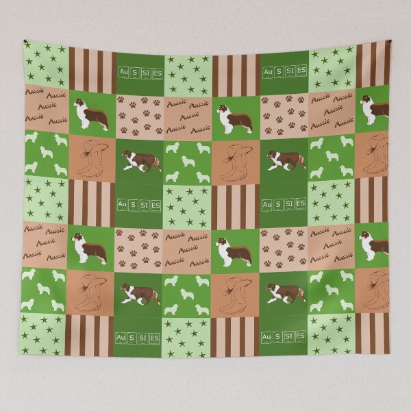 Item preview, Red tricolor australian shepherd designed and sold by PawsoMania.