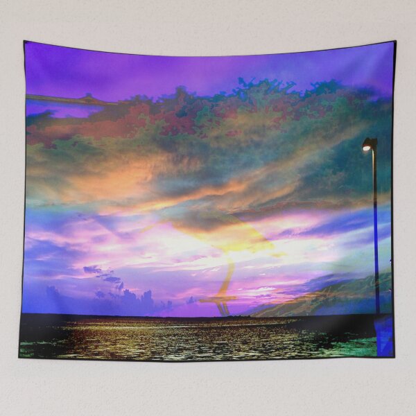 Item preview, Multi Color Sunset at Anclote Pier designed and sold by Ellen Turner.