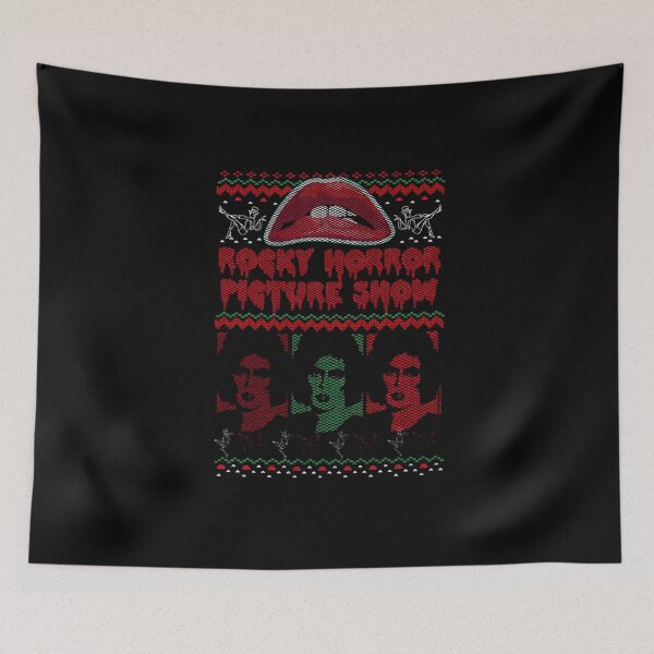 Item preview, Faux Ugly Knit Rocky Horror Picture Show Christmas T-Shirt designed and sold by underspell2014.