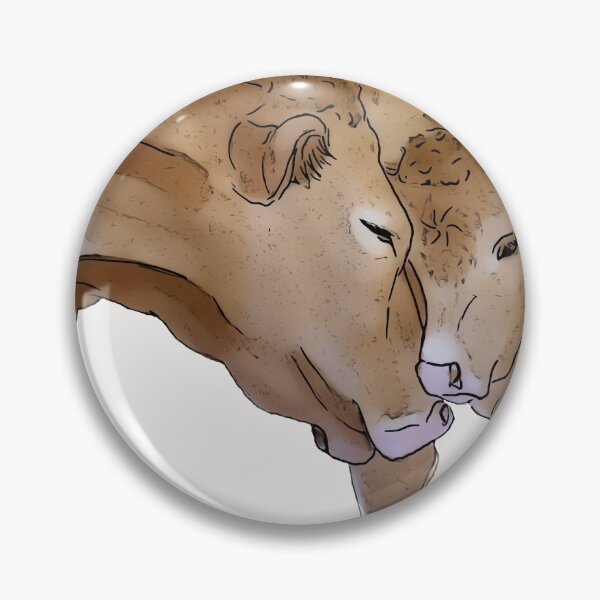 Item preview, calf and its mother designed and sold by Ciuffut.