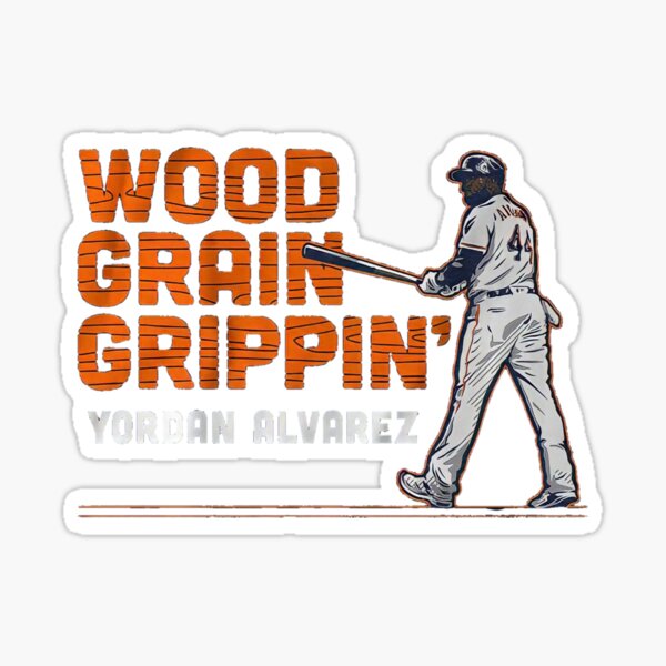 Yordan Alvarez - Wood Grain Grippin - Houston Baseball T-Shirt