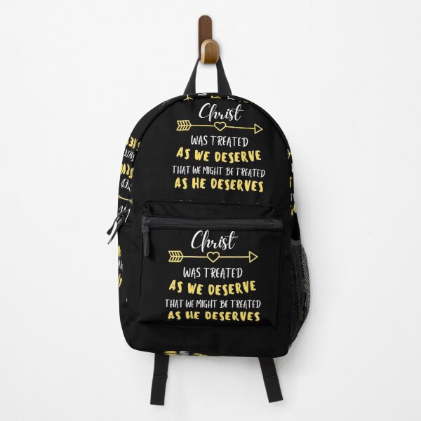 Item preview, Jesus Christ was treated as we deserve that we might be treated as he deserves (Beautiful Bible quotes) designed and sold by Just Christianity.