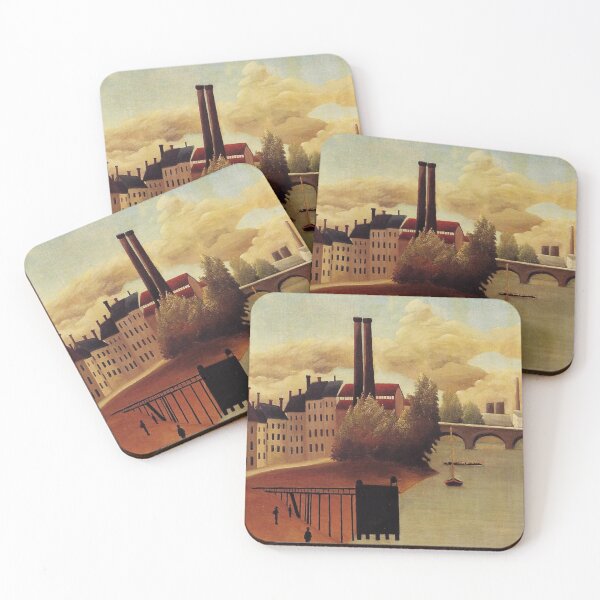 Item preview, View of the Outskirts of Paris Henri Rousseau designed and sold by LexBauer.