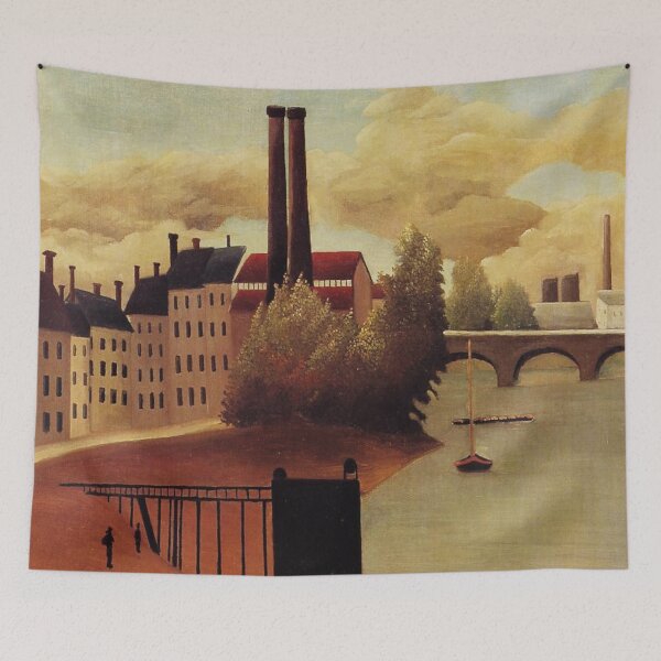 Item preview, View of the Outskirts of Paris Henri Rousseau designed and sold by LexBauer.