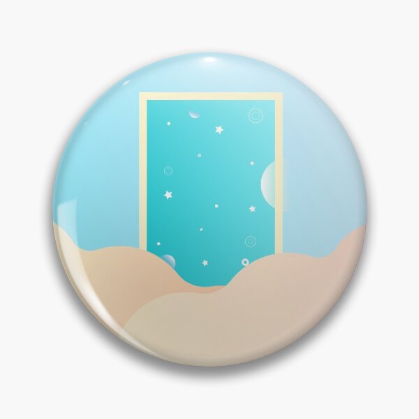 Item preview, Door to Sky Back at Beach Minimalist Illustration by Miraidesigns designed and sold by miraidesigns.