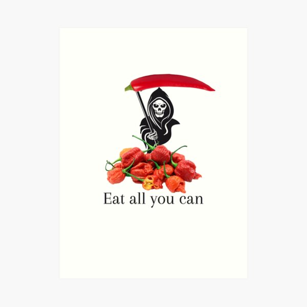 Carolina Reaper Wall Art Redbubble