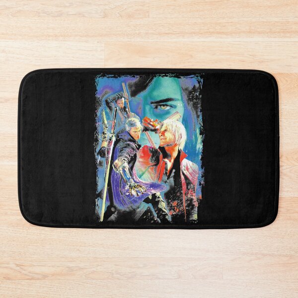 Item preview, DMC Game Poster Black Devil May Cry Dante game playstation original Halloween Christmas designed and sold by DevilMCryKhucTa.