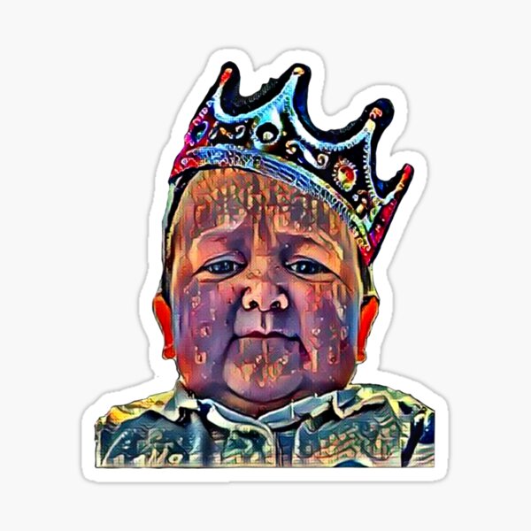Copy of Hasbulla - Hasbulla Funny Crown Parody Sticker
