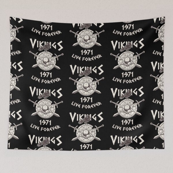 Item preview, Vikings Live Forever 1971 - Norse Birthday designed and sold by anziehend.