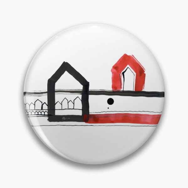 Item preview, Red, Black Houses No.: 03 "Paper Drawings/Paintings"  designed and sold by Istvan Ocztos.