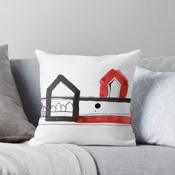 Item preview, Red, Black Houses No.: 03 "Paper Drawings/Paintings"  designed and sold by Istvan Ocztos.