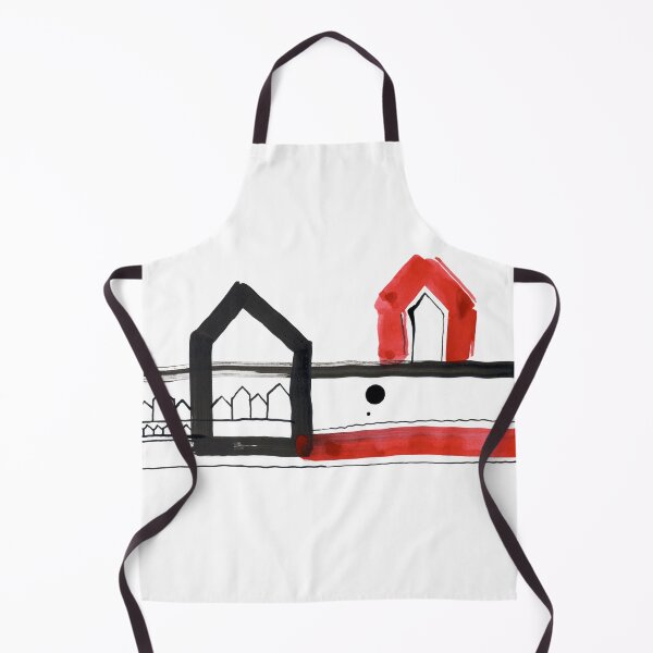 Item preview, Red, Black Houses No.: 03 "Paper Drawings/Paintings" designed and sold by Istvan Ocztos.