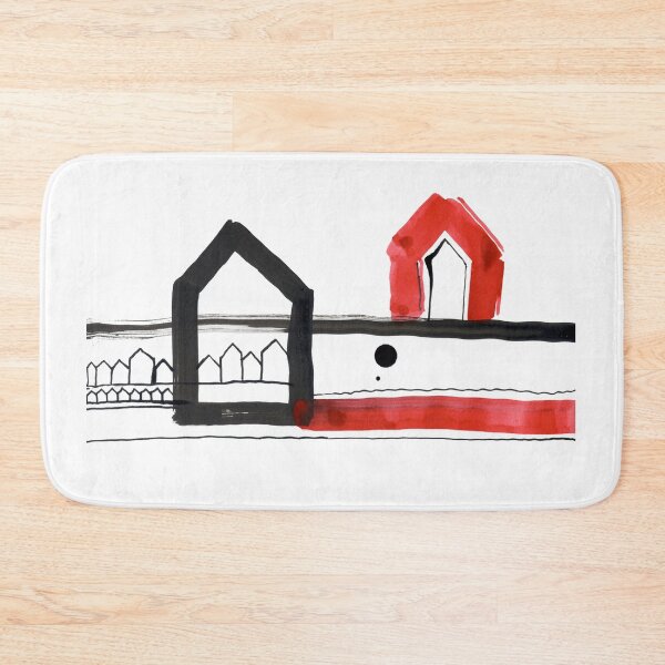 Item preview, Red, Black Houses No.: 03 "Paper Drawings/Paintings"  designed and sold by Istvan Ocztos.
