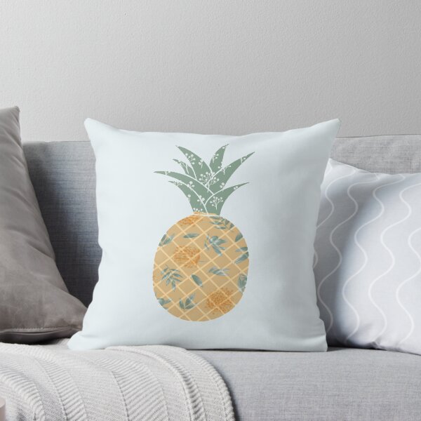 Item preview, Pineapple With Floral Soft Colors Pattern designed and sold by eviejay.