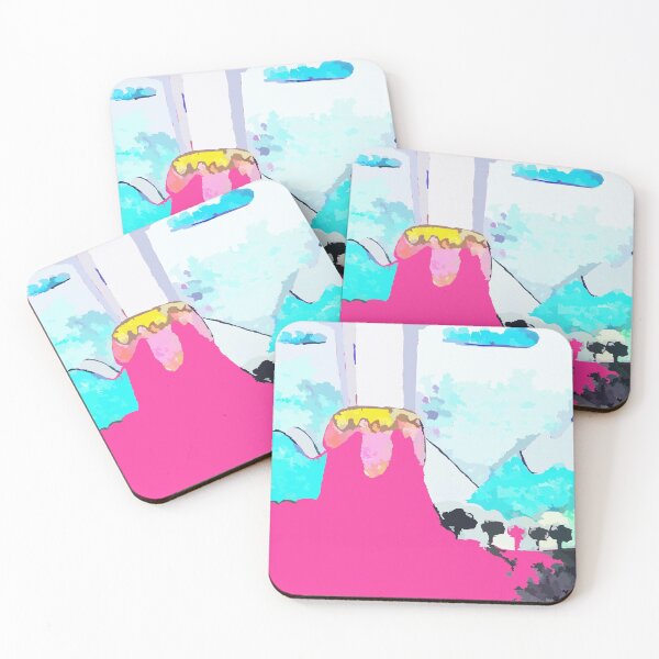 Item preview, Dinosaurs parade on pink designed and sold by LATIGO BAYNE.