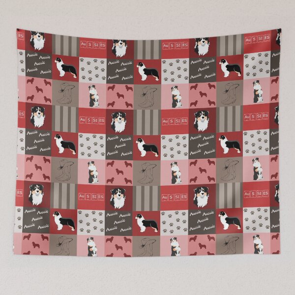 Item preview, Black tricolor australian shepherd  designed and sold by PawsoMania.