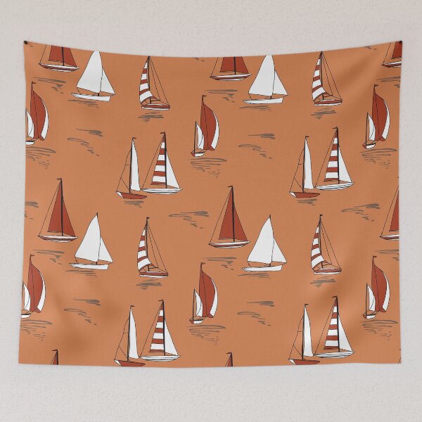 Item preview, Nautical sail boat print  designed and sold by Milatoo.