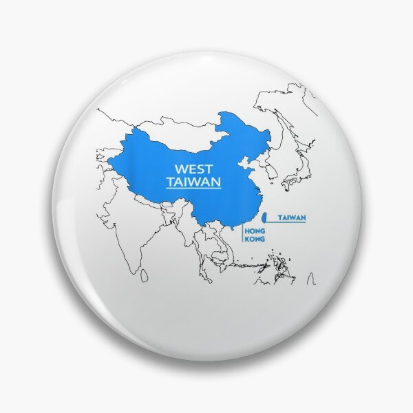 Item preview, Funny China Map Define China Is West Taiwan designed and sold by lydiamoranart.
