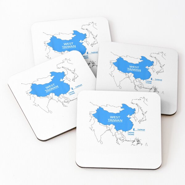 Item preview, Funny China Map Define China Is West Taiwan designed and sold by lydiamoranart.