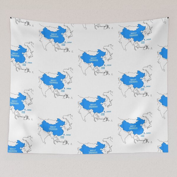 Item preview, Funny China Map Define China Is West Taiwan designed and sold by lydiamoranart.