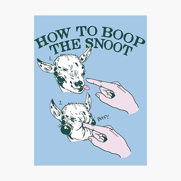 Item preview, How To Boop The Snoot designed and sold by wytrab8.