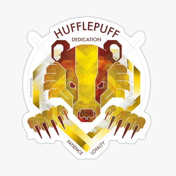 Hufflepuffzz Dedication Patience Loyalty Sticker