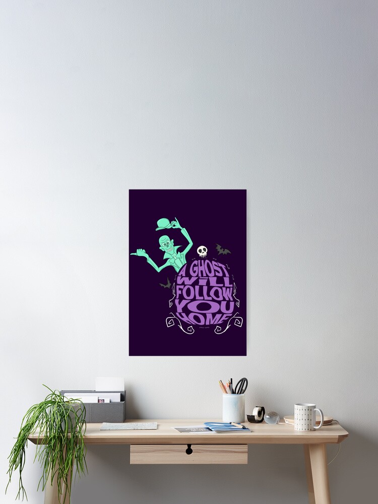Thumbnail 2 of 3, Poster, A Ghost Will Follow You Home designed and sold by ShutterStudios.
