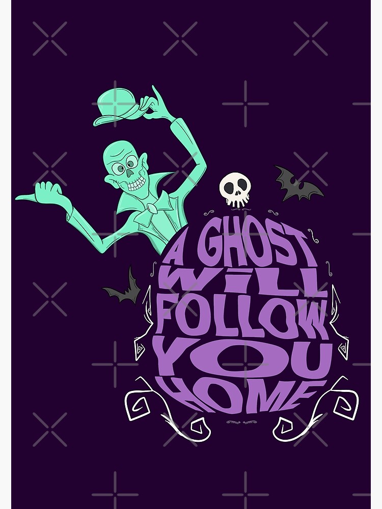 Thumbnail 3 of 3, Poster, A Ghost Will Follow You Home designed and sold by ShutterStudios.