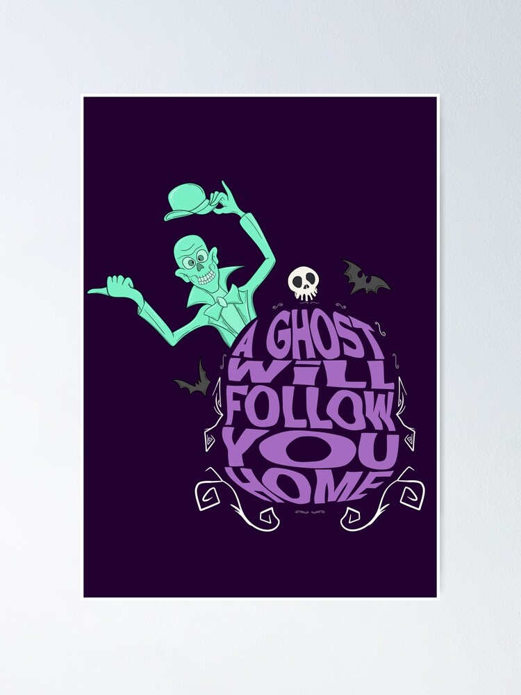 Thumbnail 1 of 3, Poster, A Ghost Will Follow You Home designed and sold by ShutterStudios.