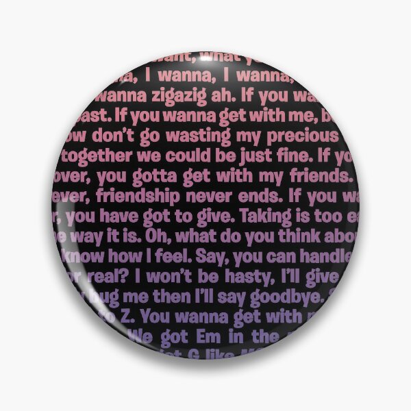 Item preview, Wannabe - Spice Girls (lyrics) v.2 designed and sold by x1brett.