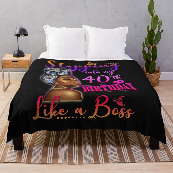 Item preview, Stepping Into My 40th Birthday,1981 Birthday, Black Women designed and sold by rolandastroik.