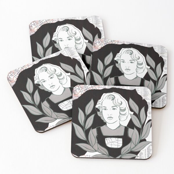 Item preview, Lady Detroit vintage print map designed and sold by mrskittenpants.