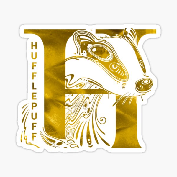 Hufflepuffzz H Logo Sticker