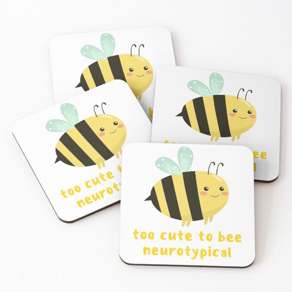 Item preview, Too cute to bee neurotypical | ADHD & Autism  designed and sold by LemonbatStudio.