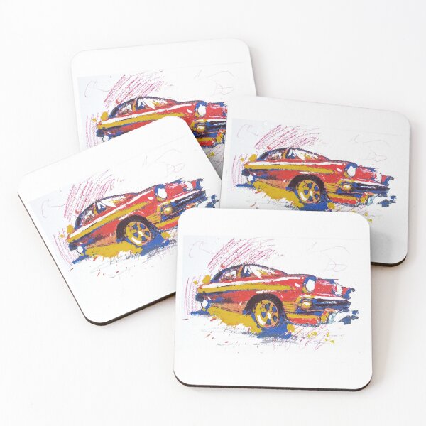 Item preview, semi-abstract vintage car 01 designed and sold by Rohankhuntale.