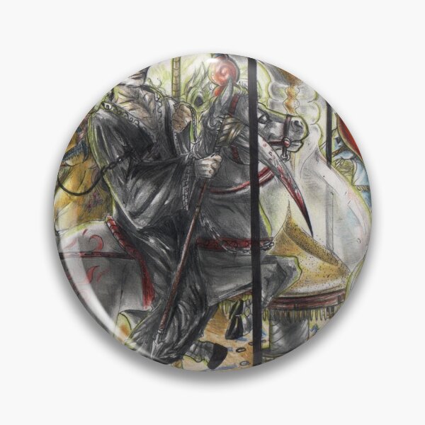 Item preview, Death on a carousel horse designed and sold by Furiarossa.