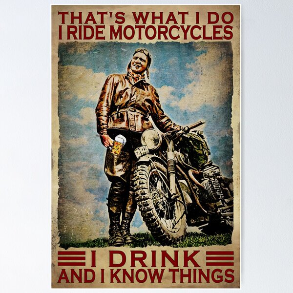 Biker And Posters for Sale