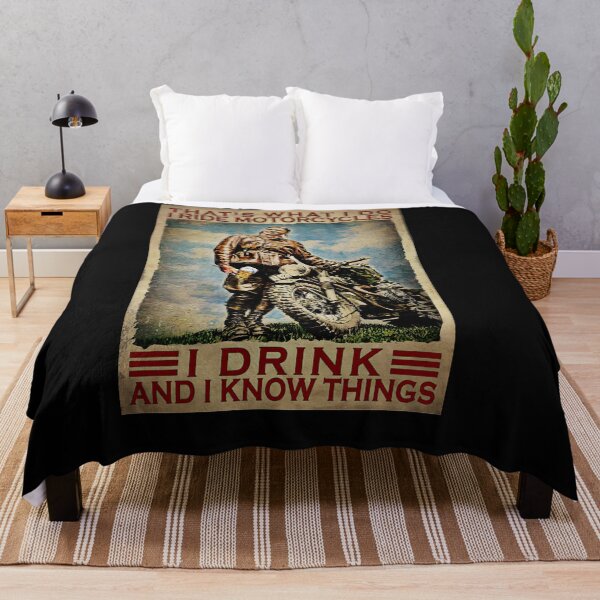 Item preview, That's What I Do I Ride Motorcycles I Drink And I Know Things designed and sold by MagicatcoArt.