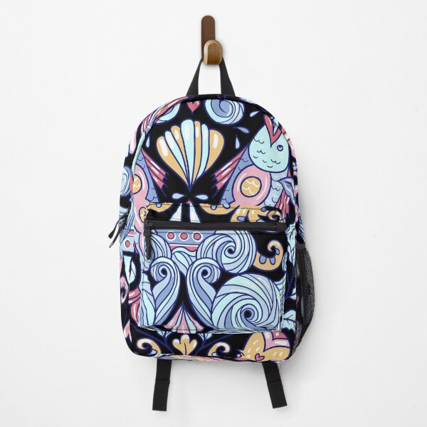 Item preview, fish abstract design designed and sold by tangledgayathri.